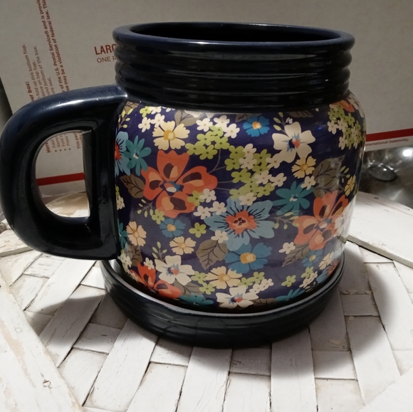🎋💐VINTAGE-CERAMIC FLORAL FARM JUG🏡🏫Size 8"×10", A FABULOUS GIFT. - Picture 8 of 16